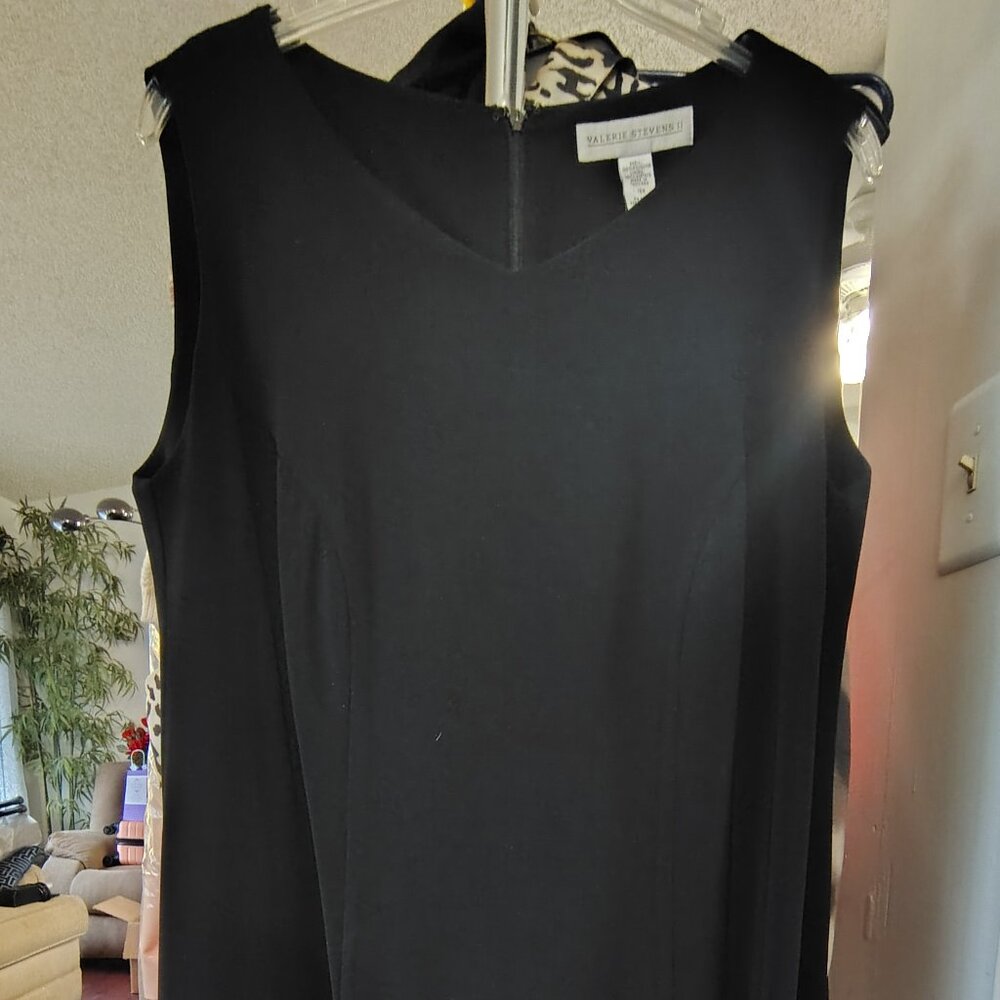Valerie Stevens II Bruand | Sleeveless Dress | Color Black | Size 16W